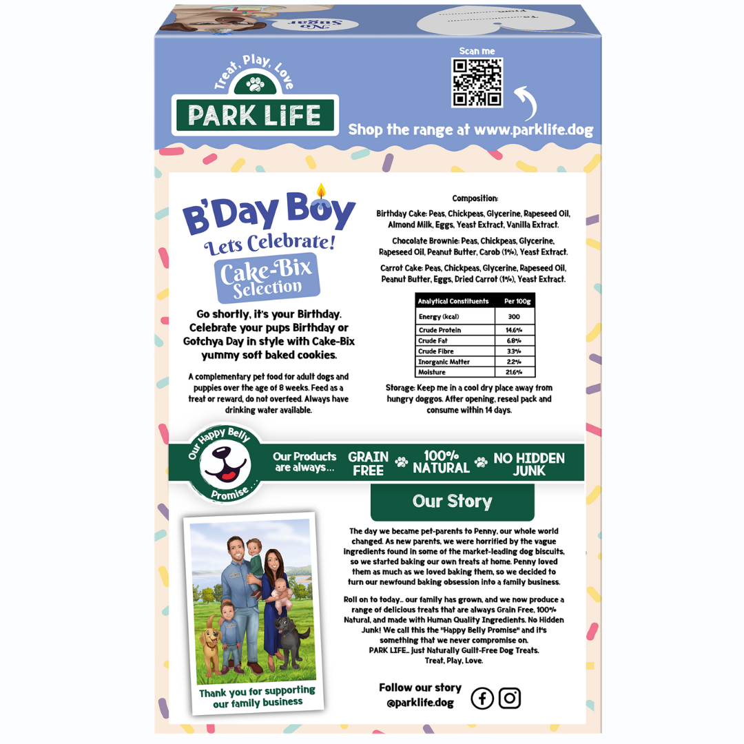 Cake-Bix B'Day Boy Cake Selection 240g