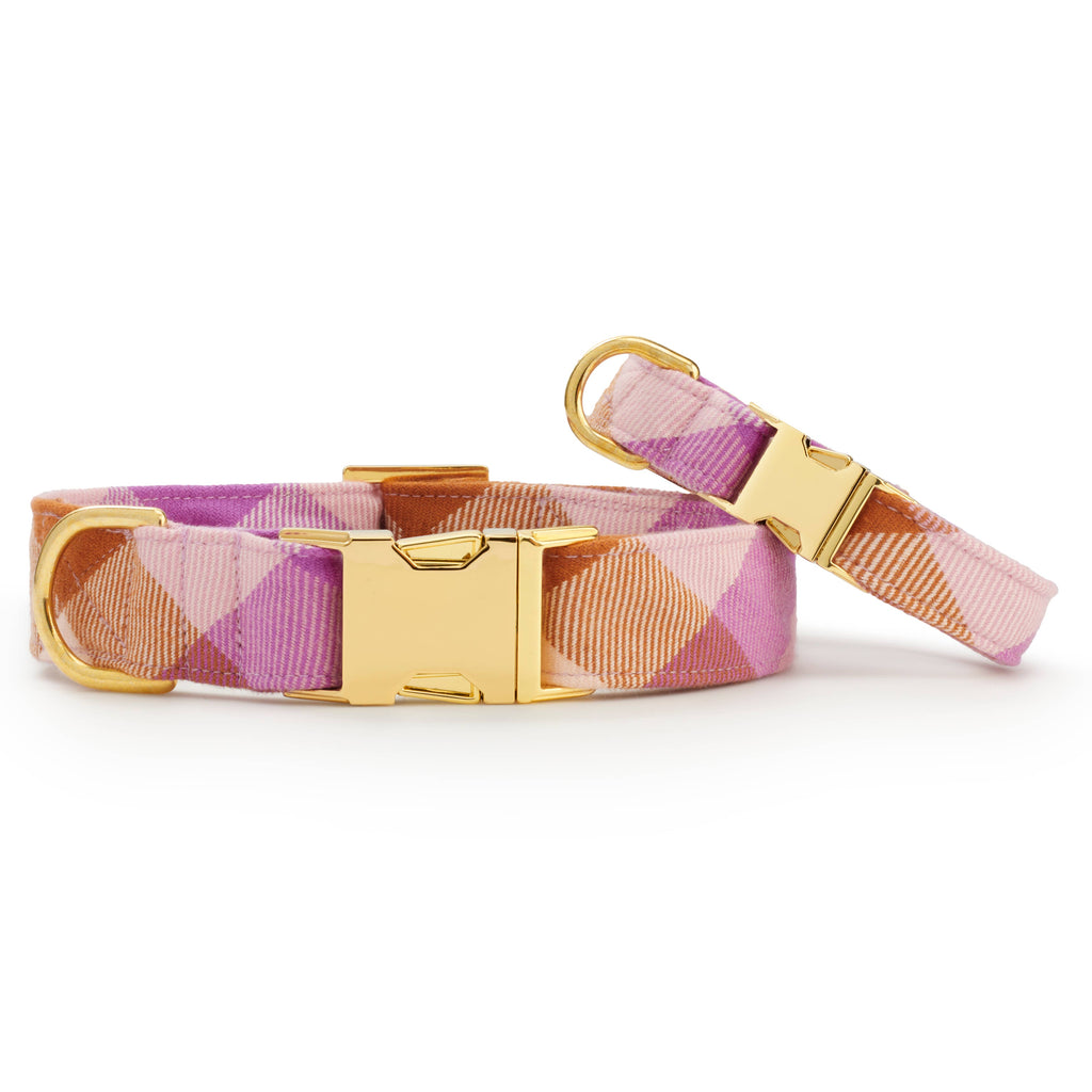 Bramble Flannel Dog Collar