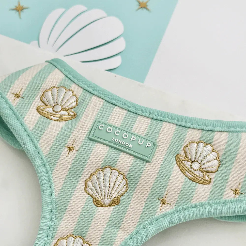 Mermaid Pearl Pup Adjustable Neck HARNESS