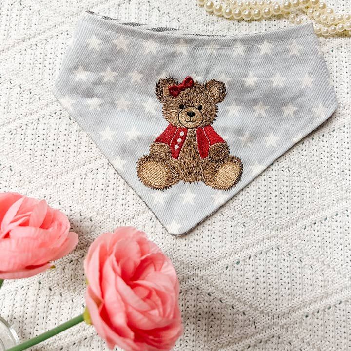 Bear bandana - stars