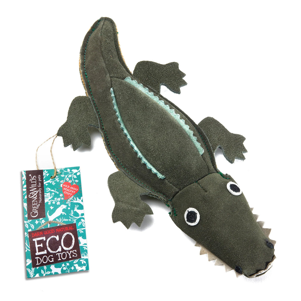 Colin the Crocodile dog toy