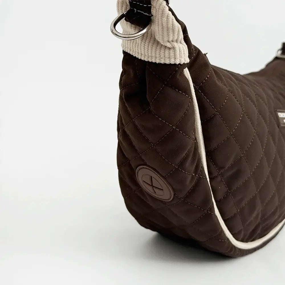 Crossbody Crescent Dog Walking Bag - Burford Quilted