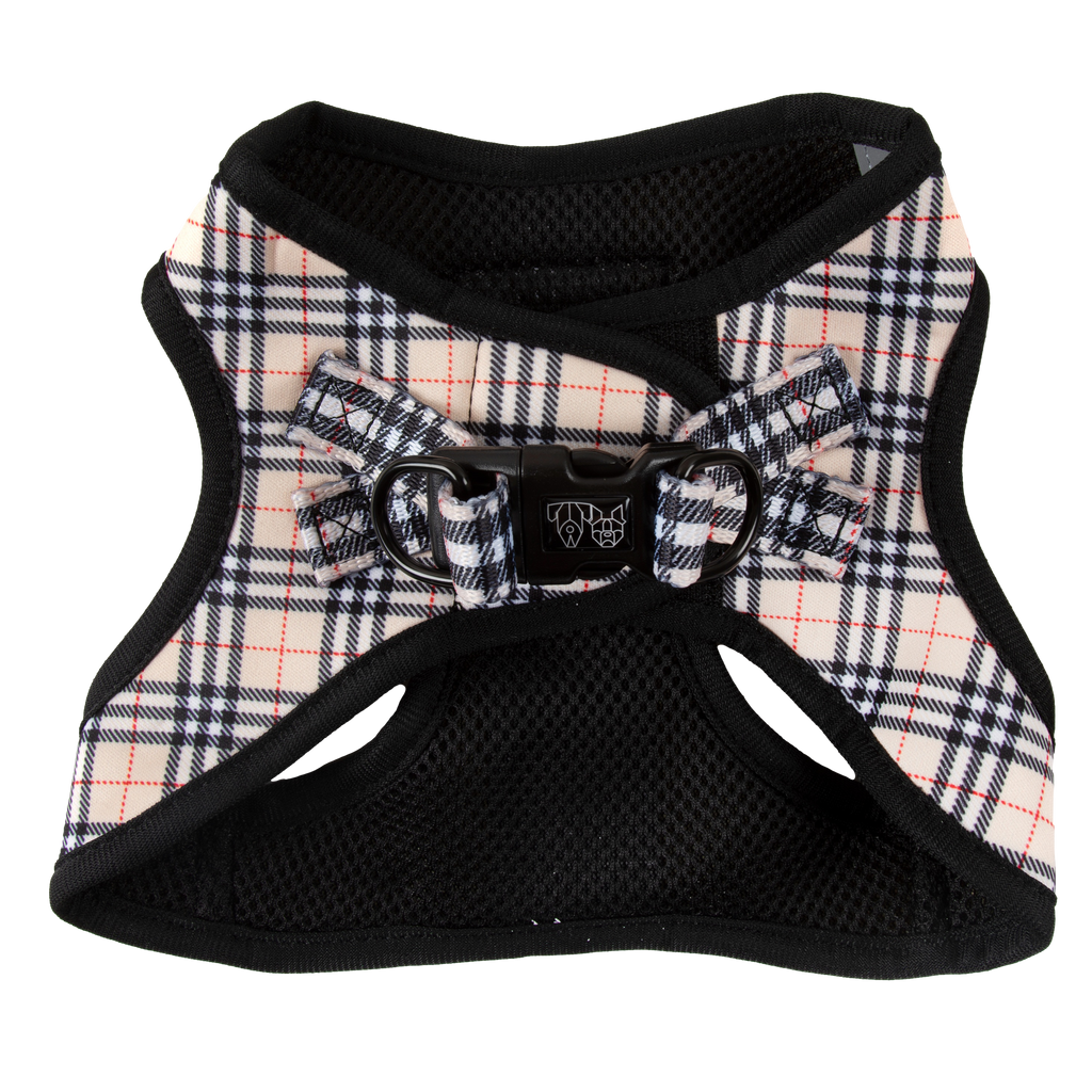 STEP-IN DOG HARNESS: Nova Plaid
