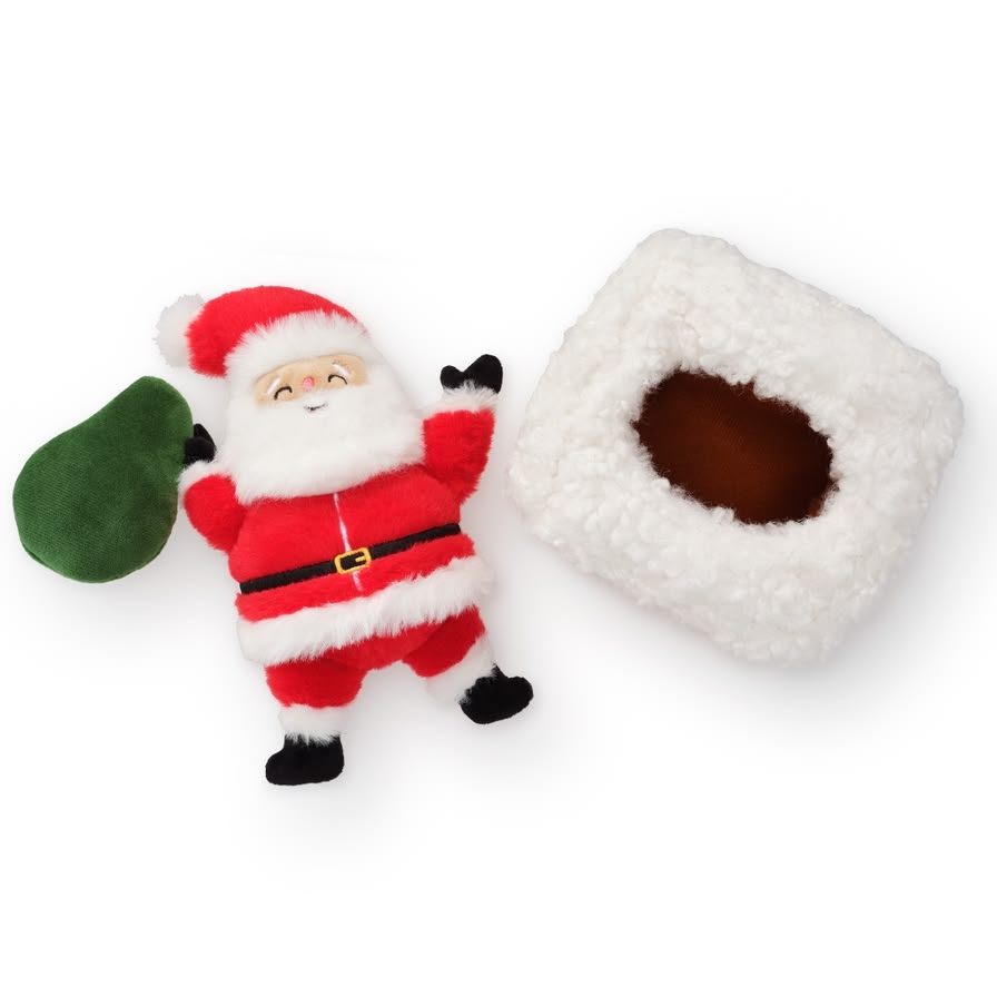 Here Comes Santa Interactive Snuffle Dog Toy
