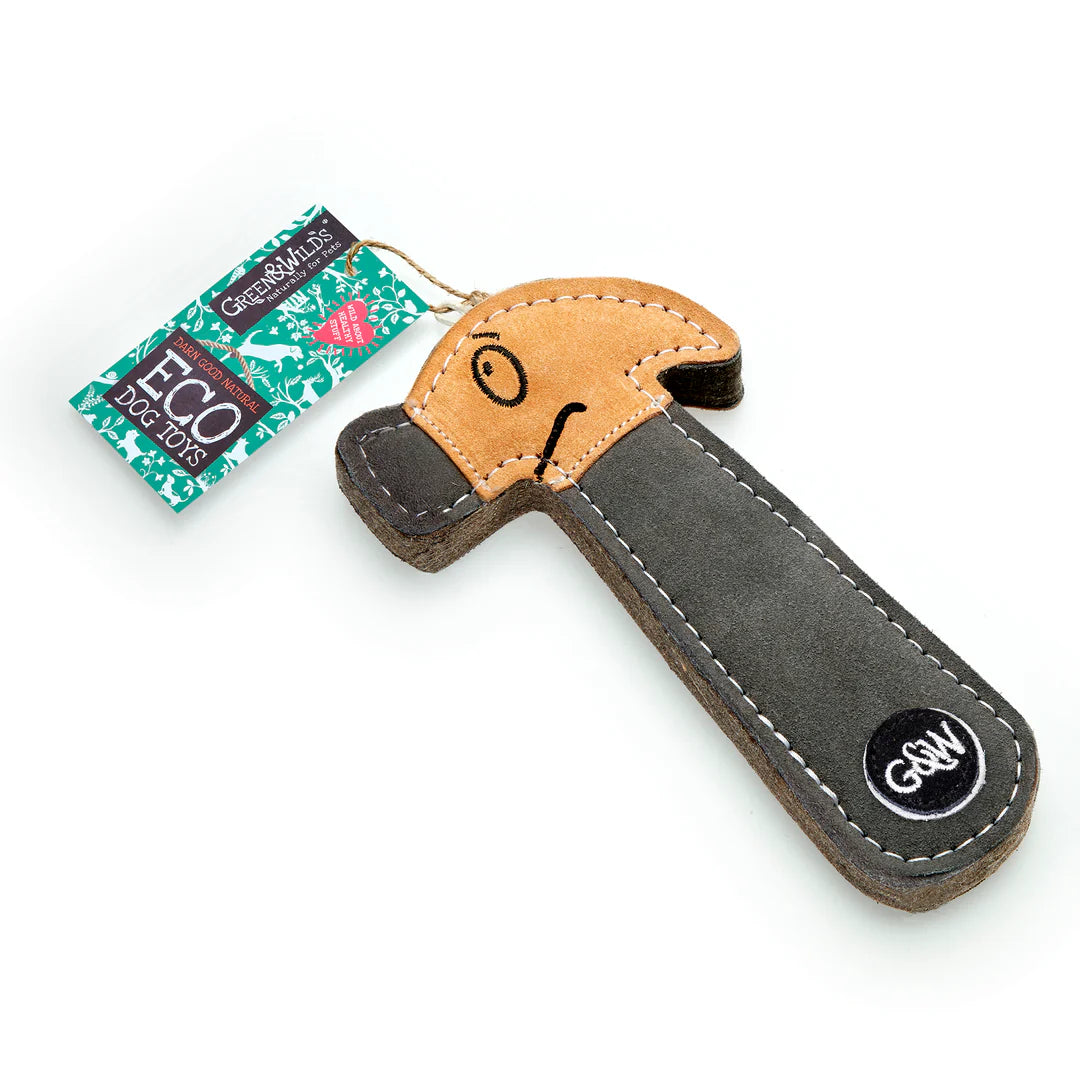 Hugo the hammer eco dog toy