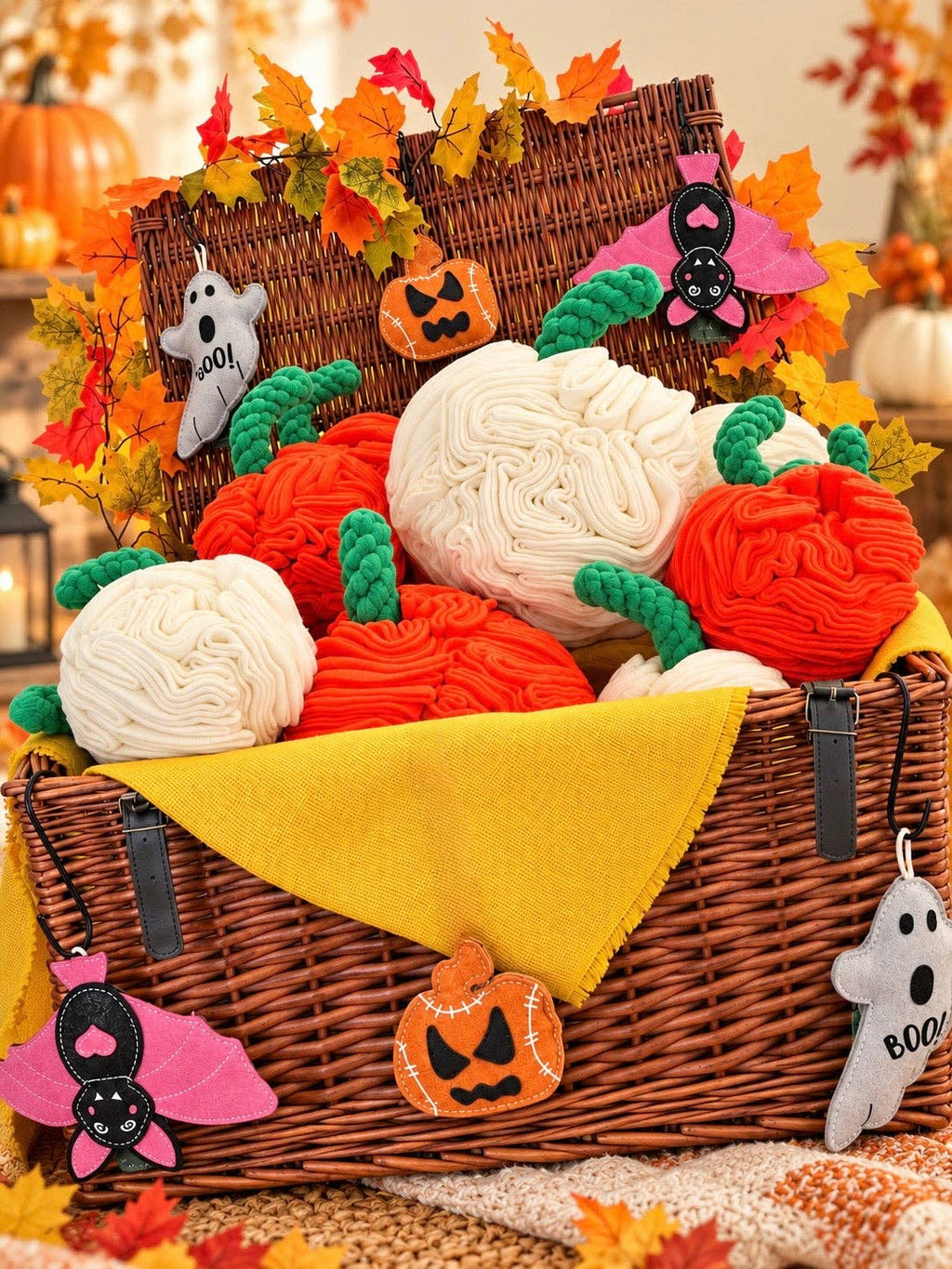 Pumpkin Snuffle Ball ( 2 Sizes Available)