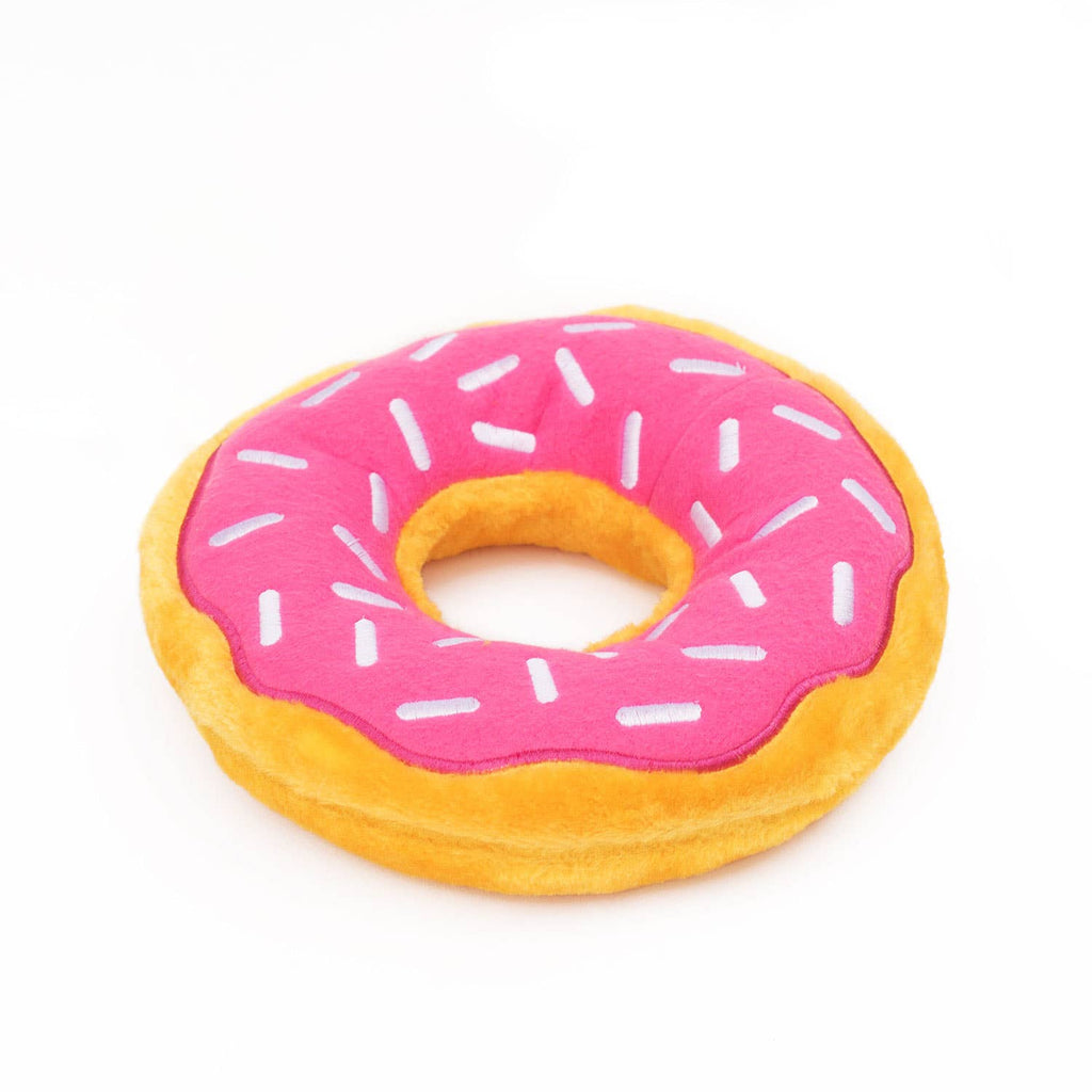 Junior Donutz - Strawberry - Large Dog Toy