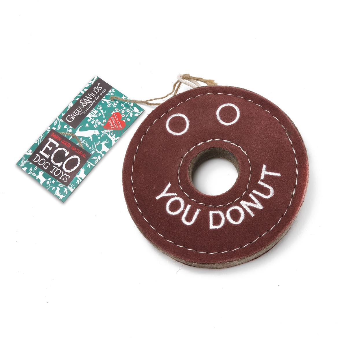 Derrick the donut Dog toy