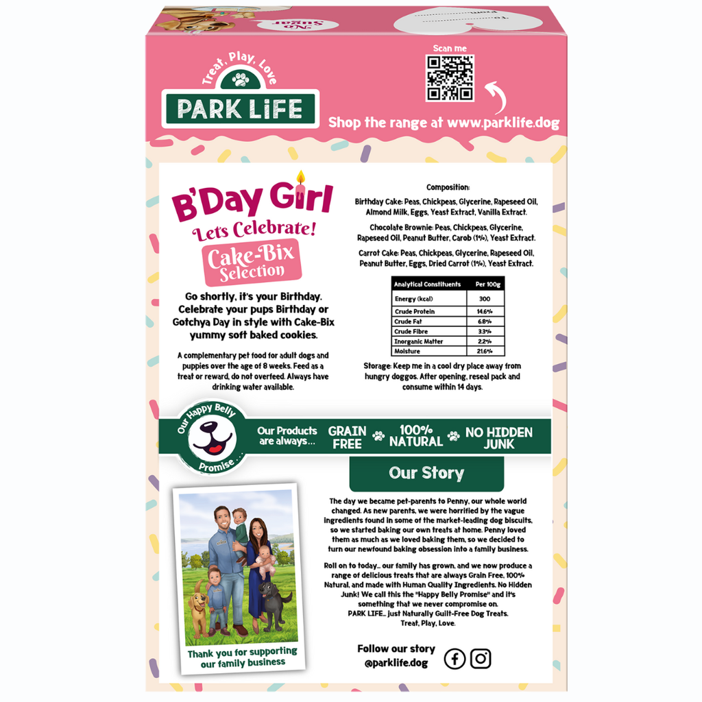 Cake-Bix B'Day Girl Cake Selection 240g