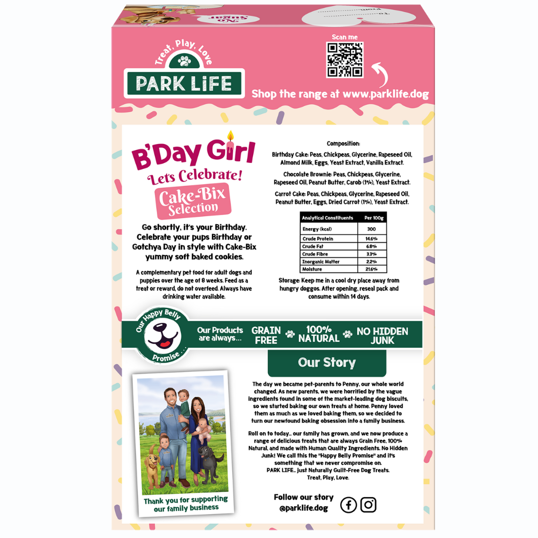 Cake-Bix B'Day Girl Cake Selection 240g