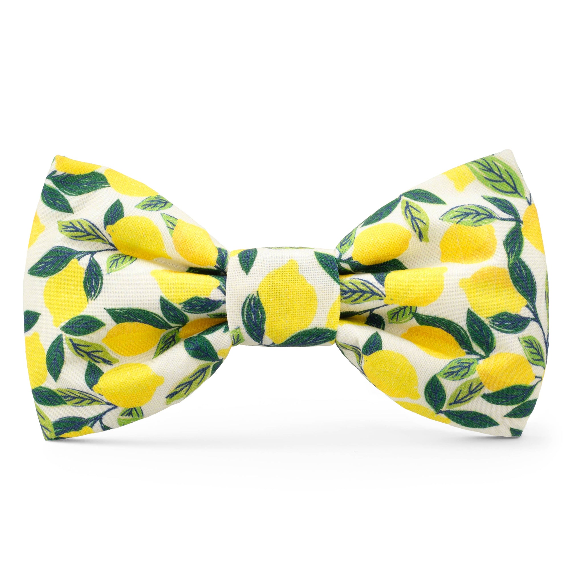 Lemon Zest Dog Bow Tie