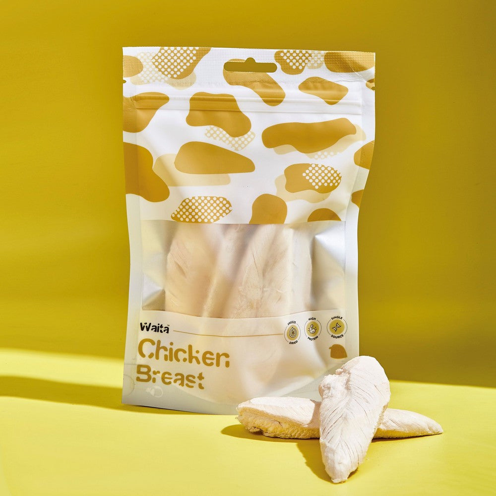 Freeze dried chicken breast dog treats