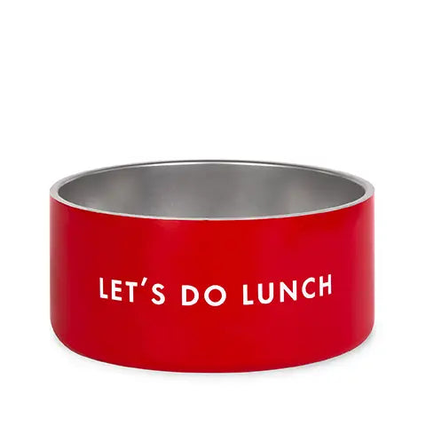 Large Dog Bowl, Let's Do Lunch