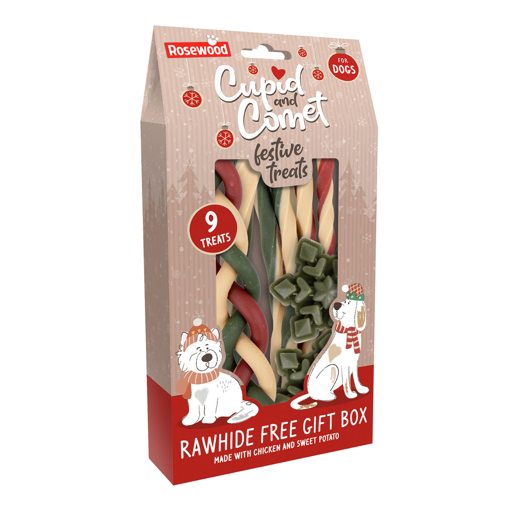 Rawhide-free Christmas Gift Box for Dogs