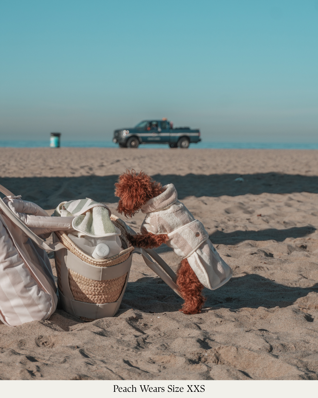 Hazelnut Stripe | The Cosy Cloak Drying Robe