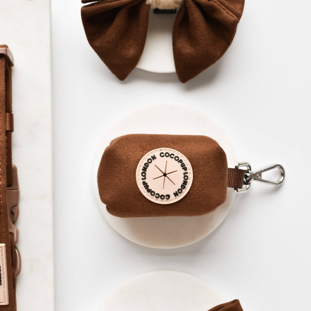 Brown Aviator Poop Bag Holder