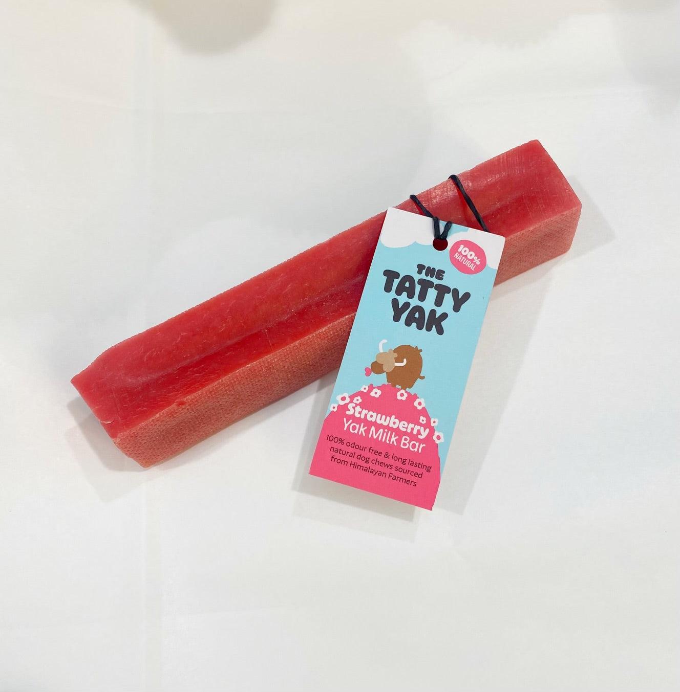 Tatty yak milk bar for dogs strawberry