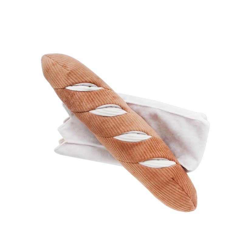 Baguette enrichment dog toy