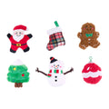 Miniz 6-Pack - Holiday Cheer - Christmas Dog toy