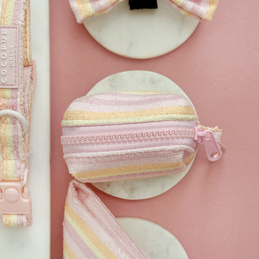 Pastel Stripes Poop Bag Holder