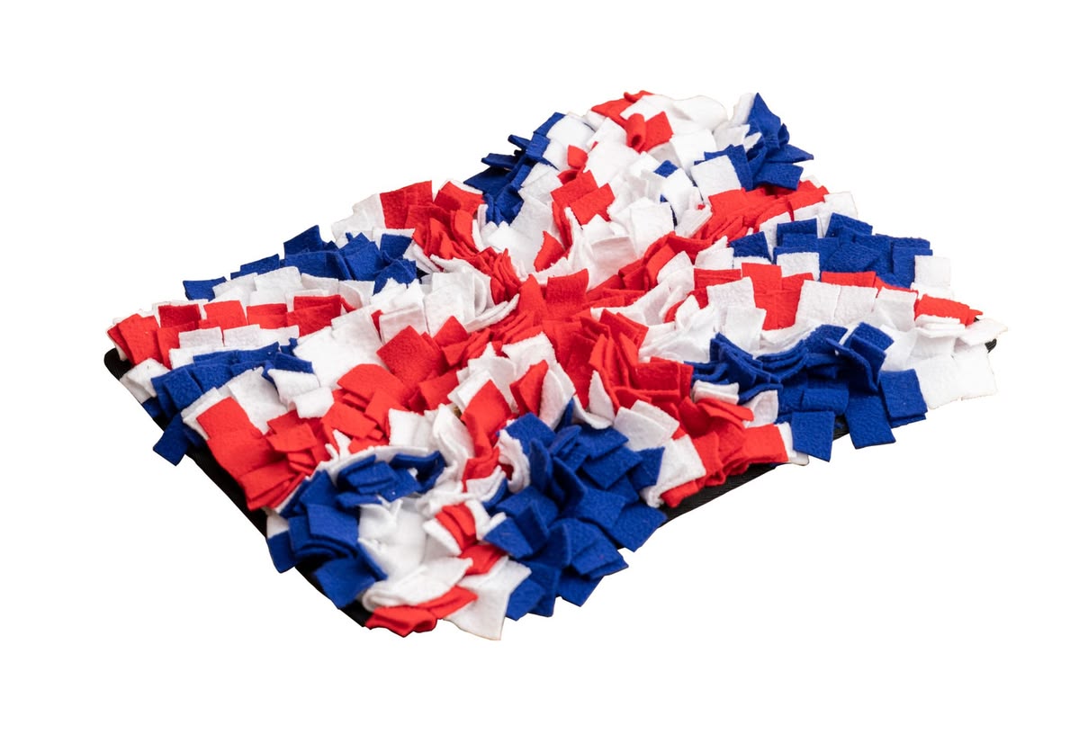 Union Jack snuffle Mat