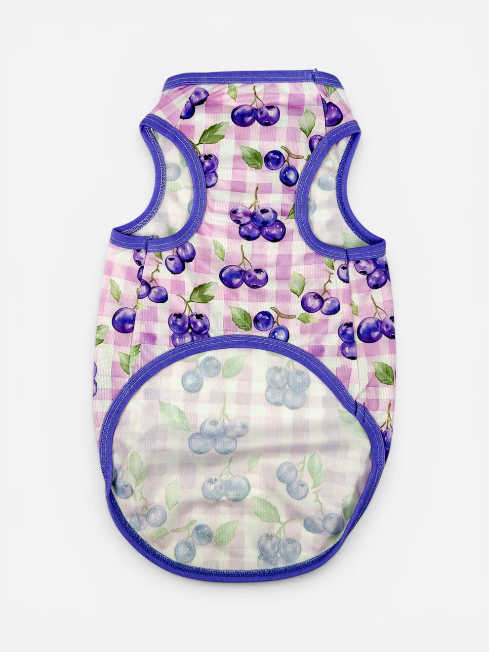 The Blueberry Gingham Cooling Vest