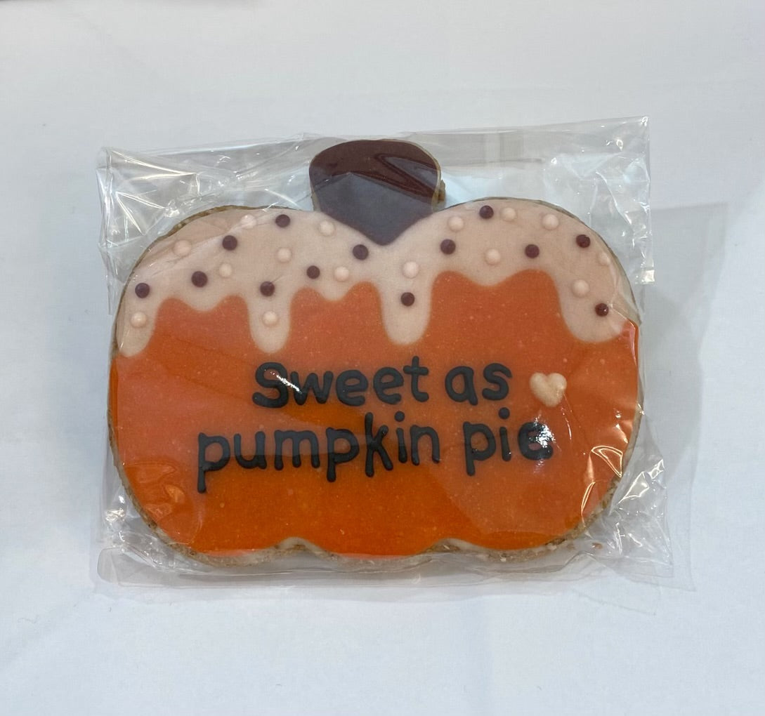 Sweet As Pumpkin Pie dog biscuits