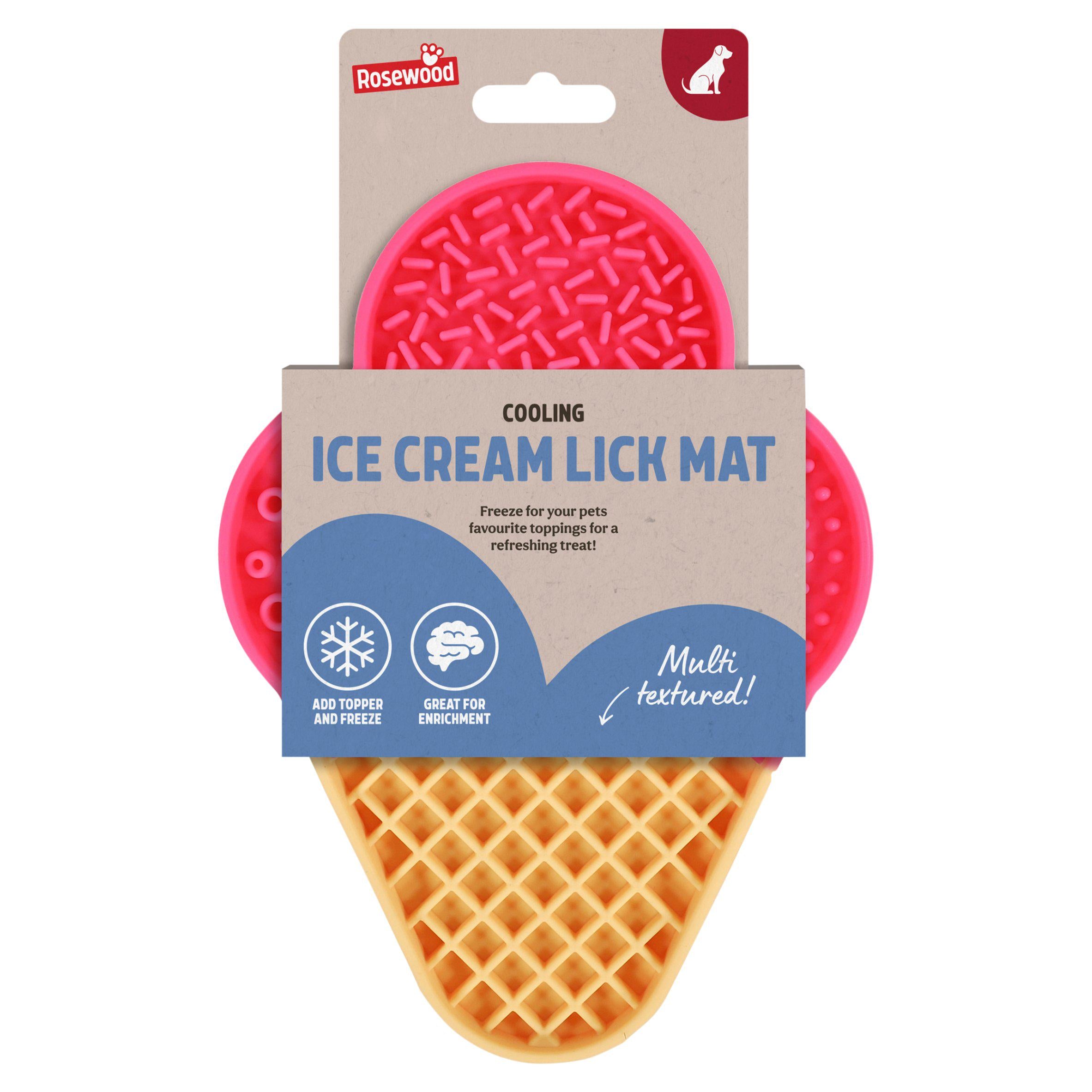 Ice cream licki dog Mat