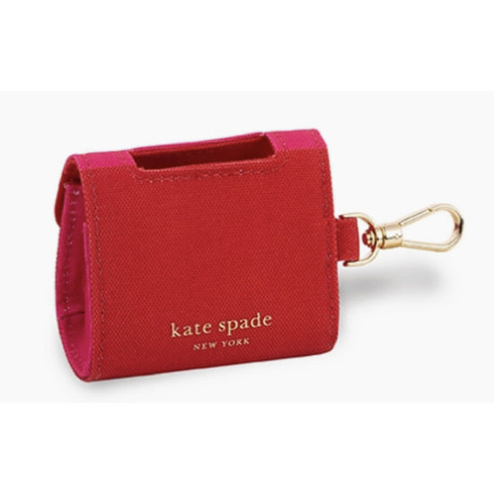 Doggie Bag Holder, Red and Pink