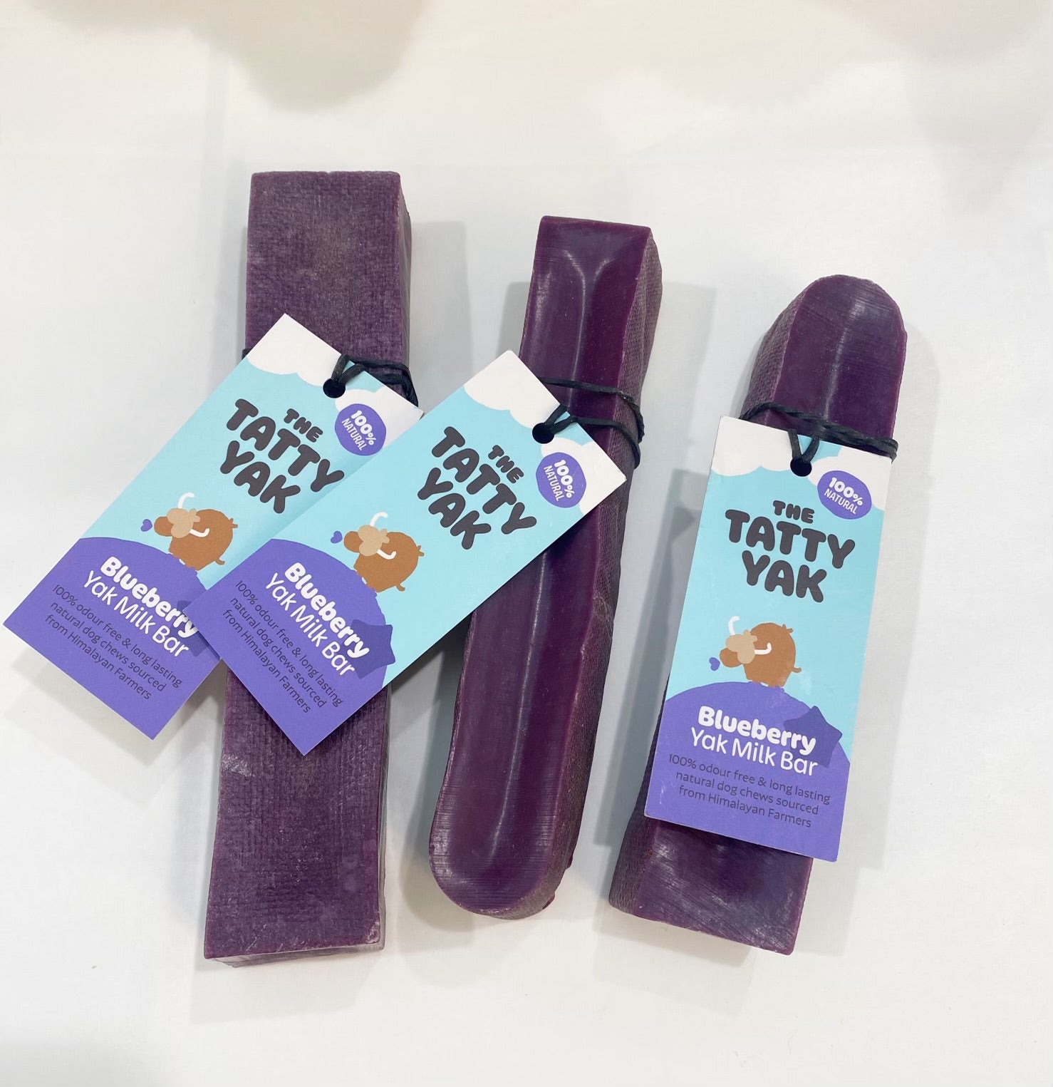 Tatty yak milk bar for dogs blueberry