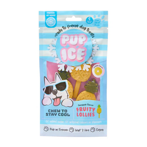 Pup Ice fruit lollies - Pineapple