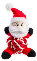 Santa Rope Ball Dog Toy