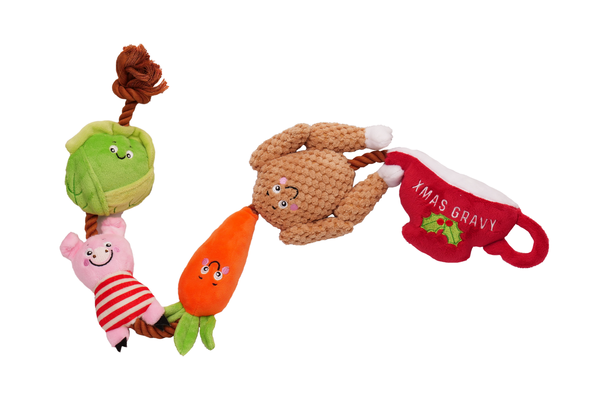 Christmas Dinner Rope Toy