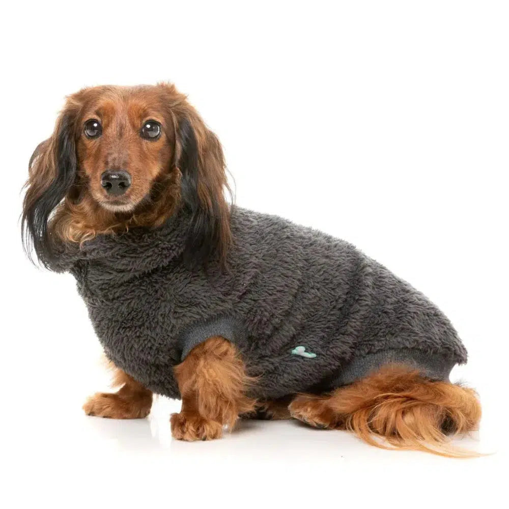 Turtle Teddy sweater Carbon Black
