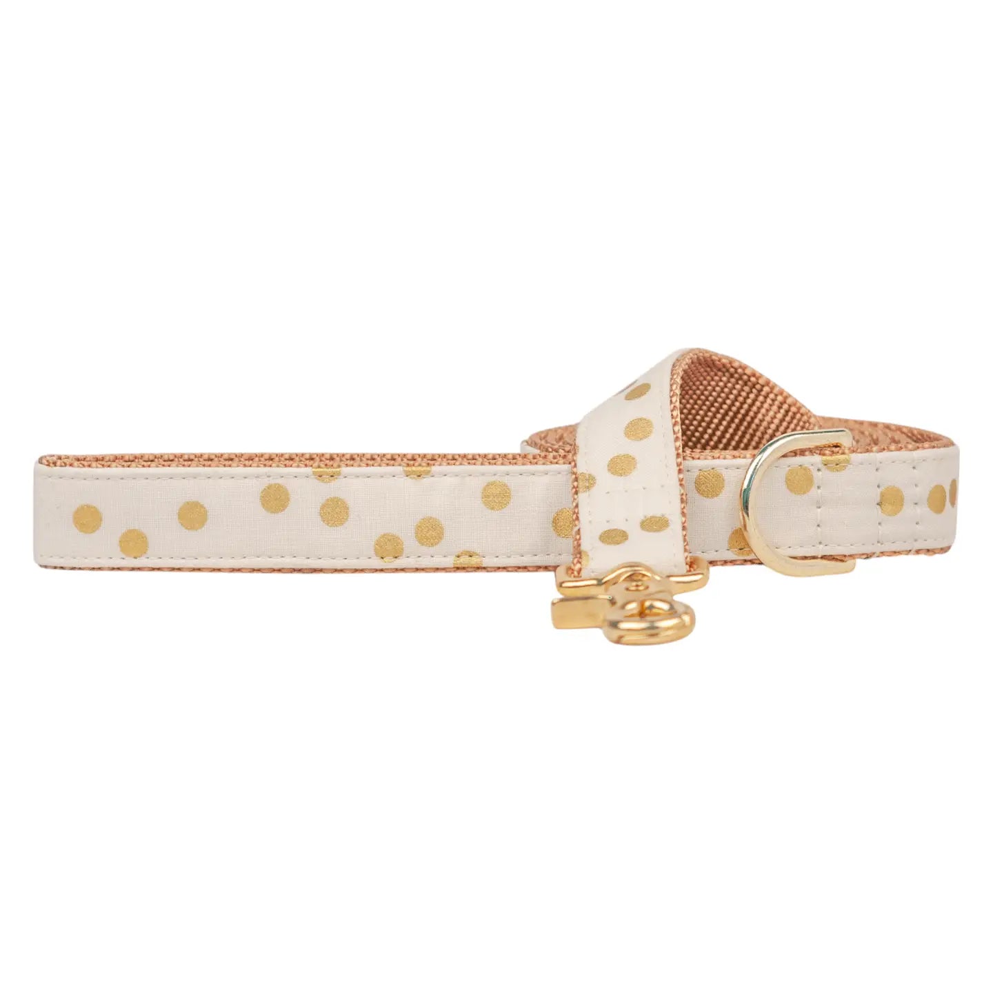 Ivory party dot dog lead