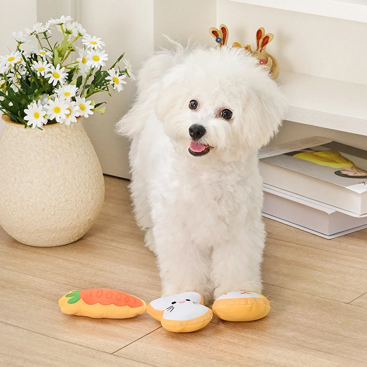 Hoppin Easter cookies dog toy