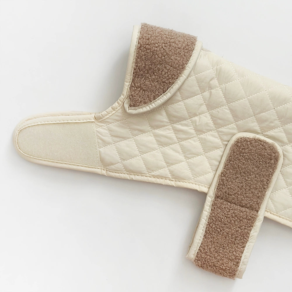Cocopup quilted coat Creamy chai