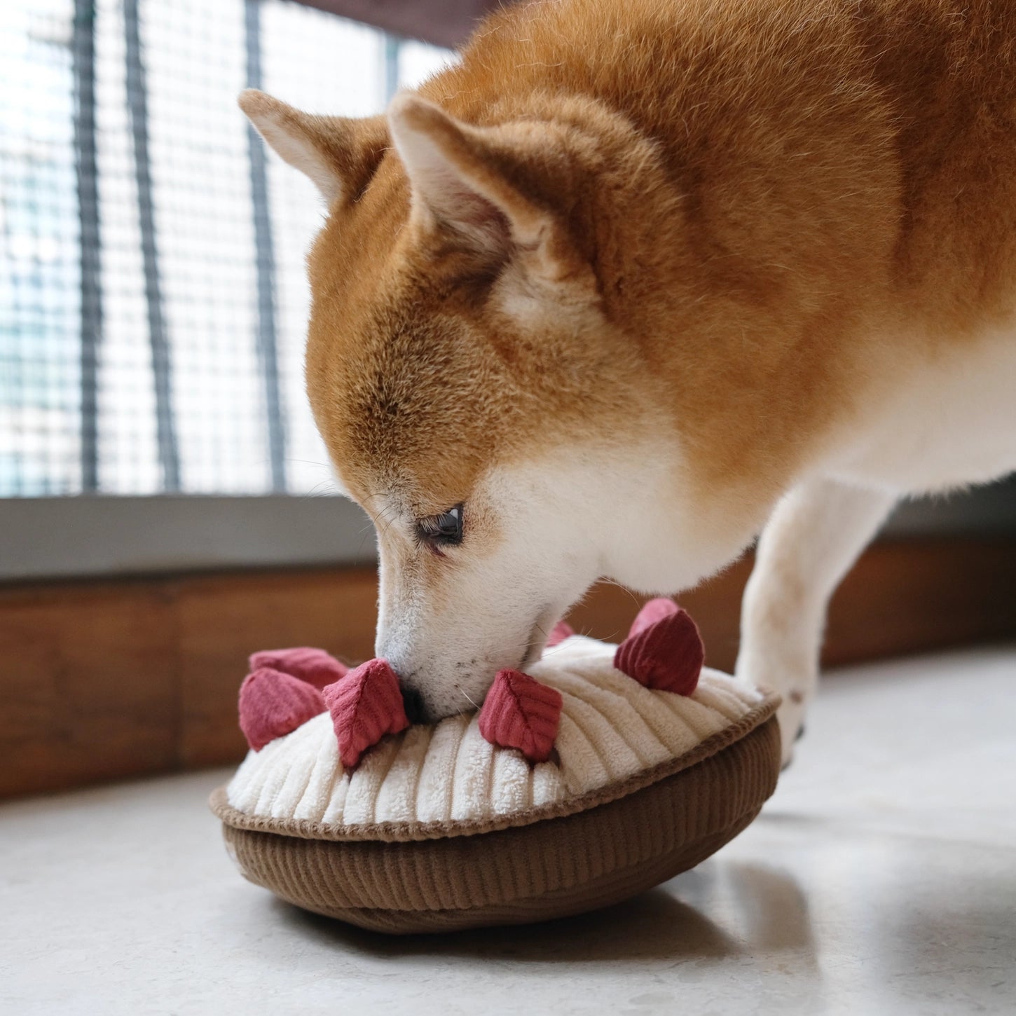 Berry pie enrichment toy