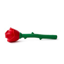 Puppy love latex rose dog toy