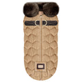 Toffee fur harness coat