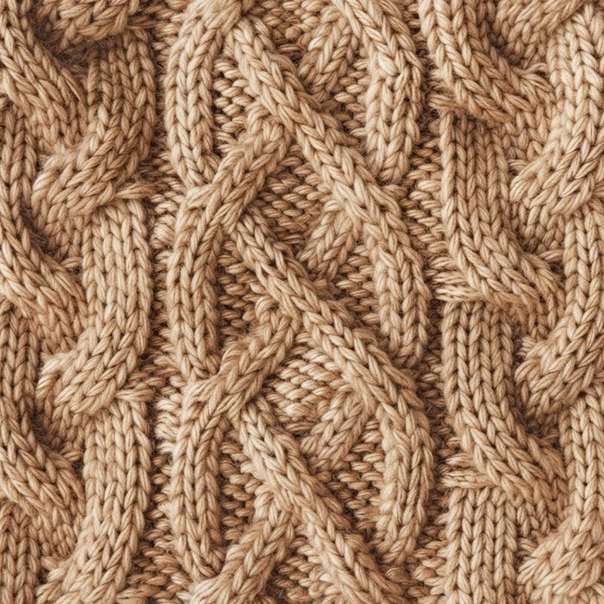 Montgomery Toffee cable knit dog jumper