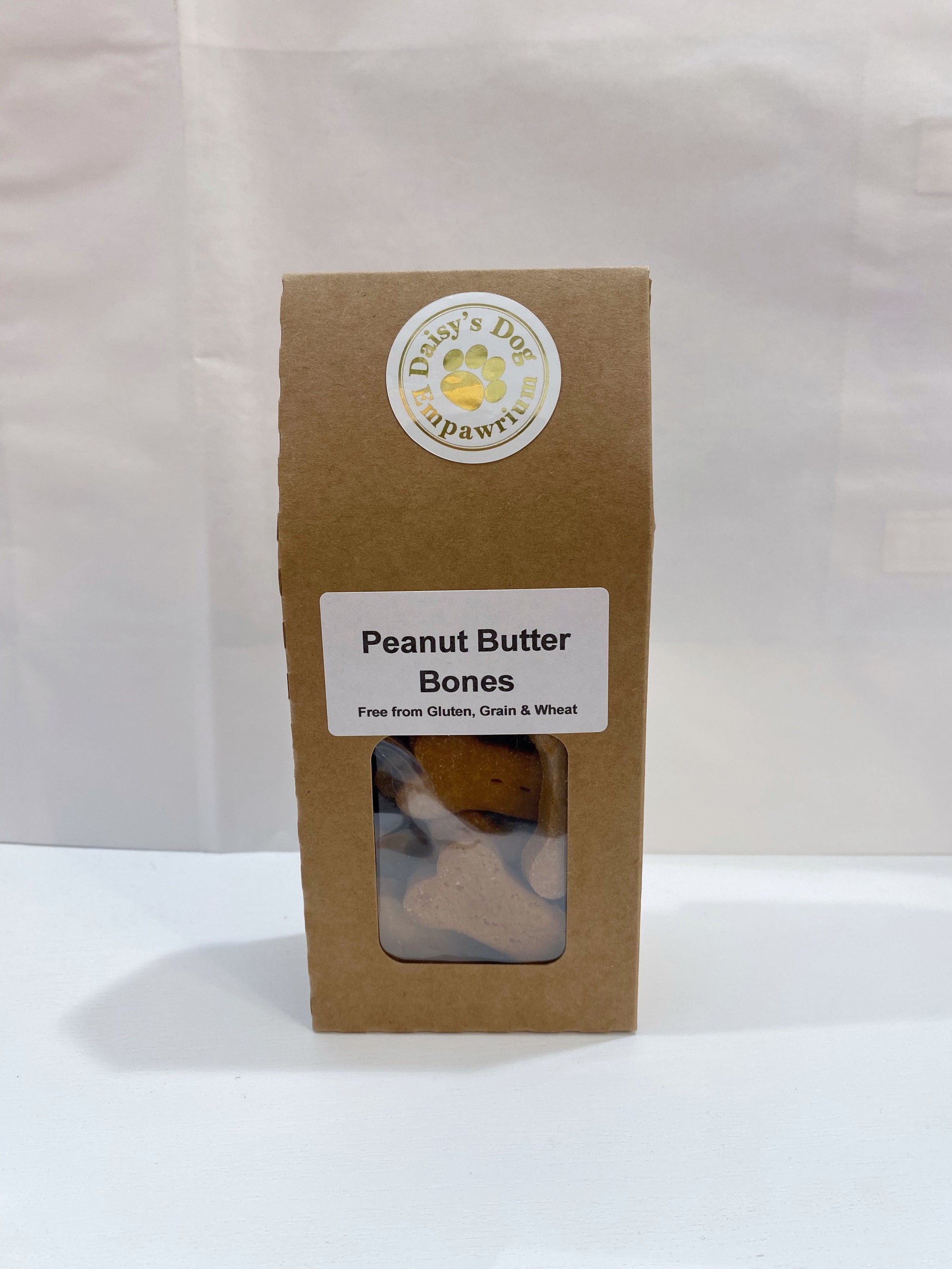 Peanut butter bones, gluten free treats for dog
