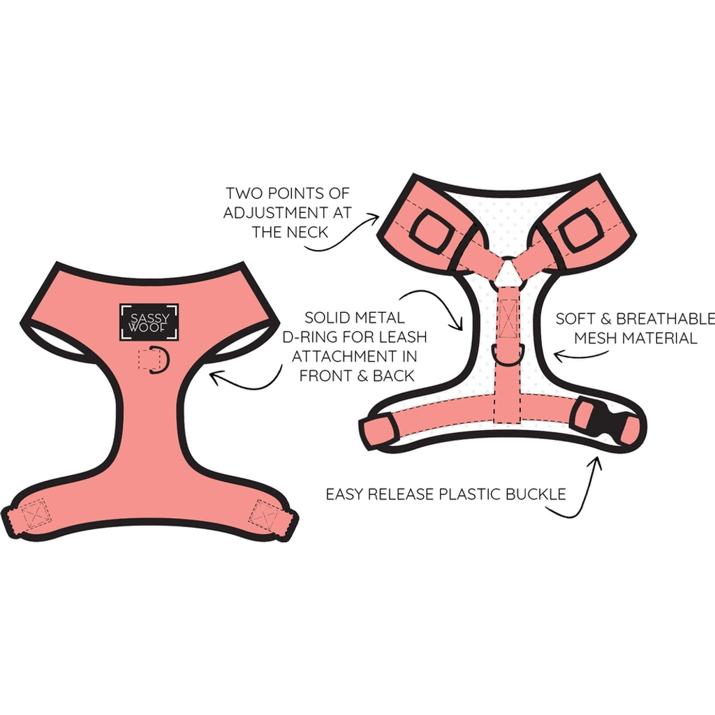 Sassywoof Superman harness