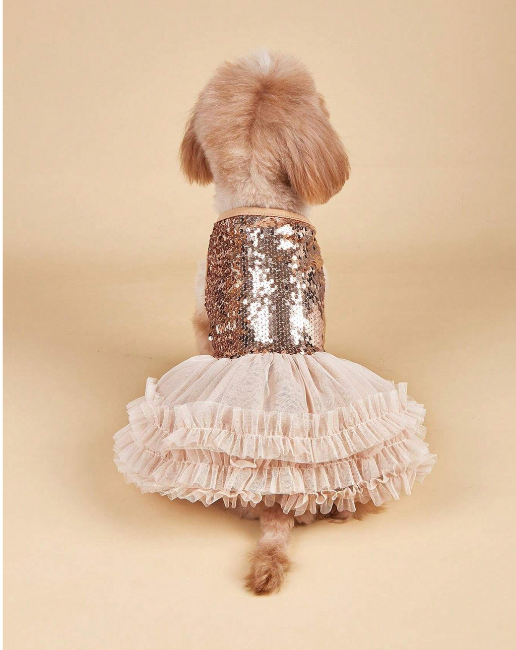 Gold Sequin tutu party dress