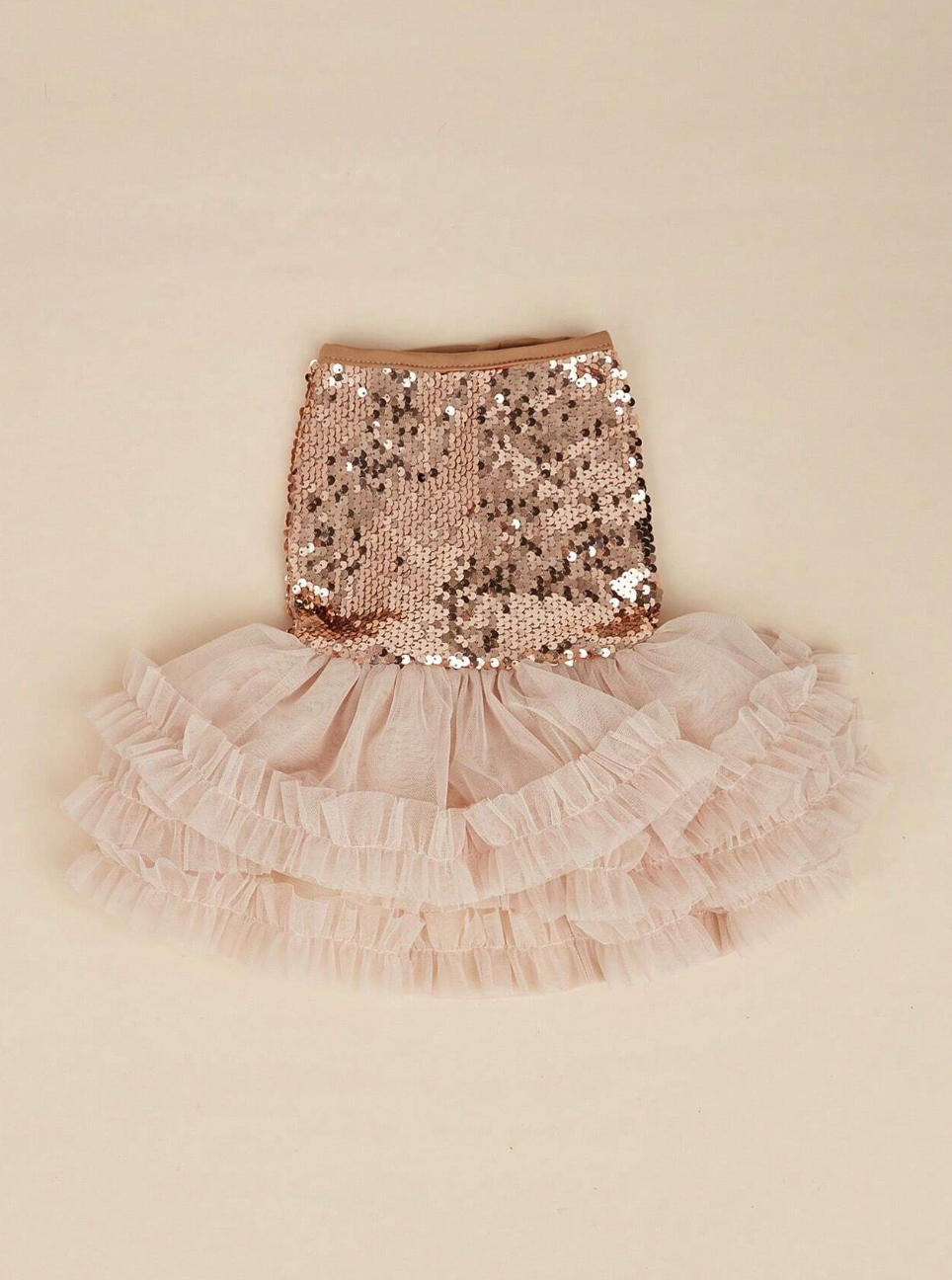 Gold Sequin tutu party dress