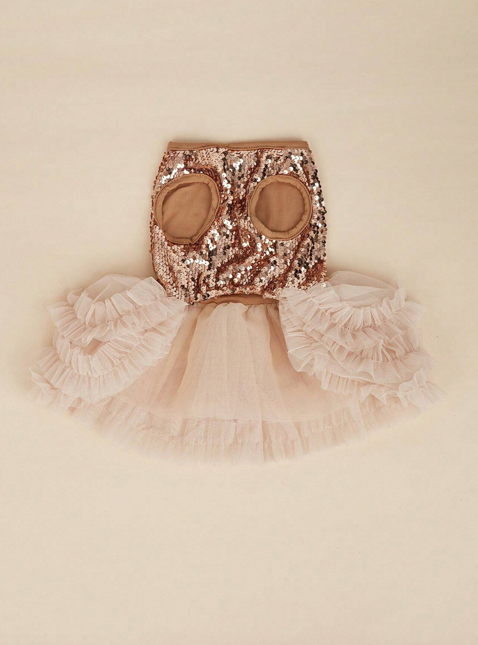 Gold Sequin tutu party dress