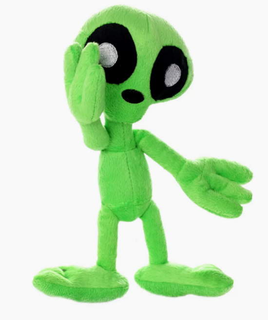 Mighty Jr Liar Alien, Plush, Squeaky Dog Toy