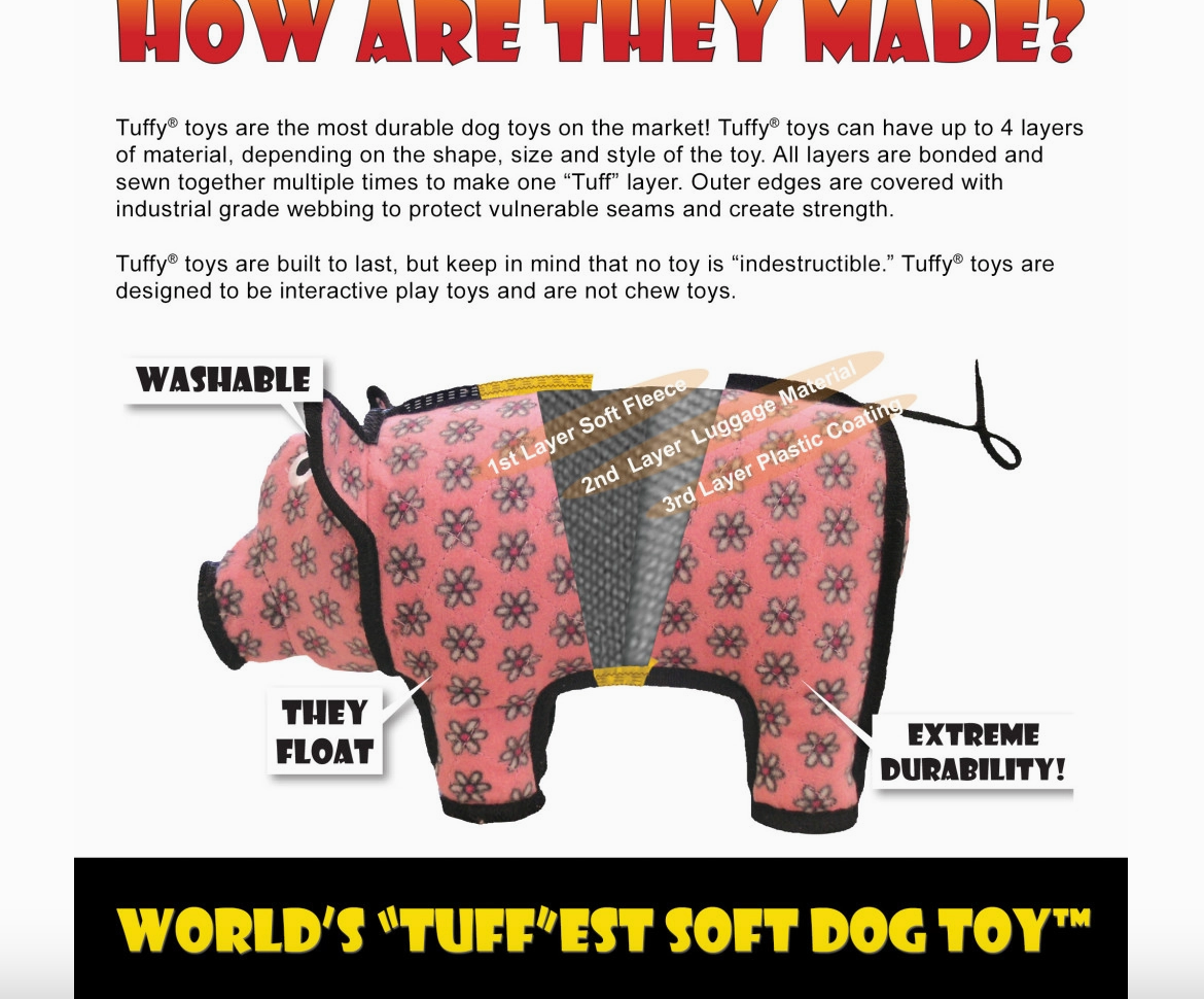 Hard wearing squeaky dog toys online