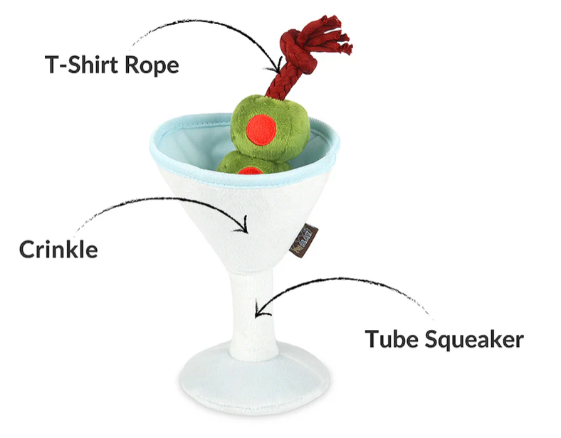 Pawtini Cocktail Crinkle Toy