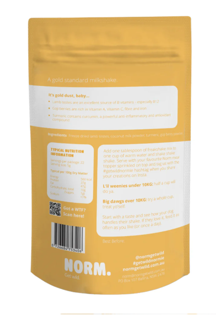 Gold dust freakshake